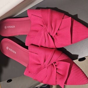 Vivaia Pointed-Toe Knot Sandals (Yaffa Pro) Comfort in Pitaya Pink EU 43/US 11